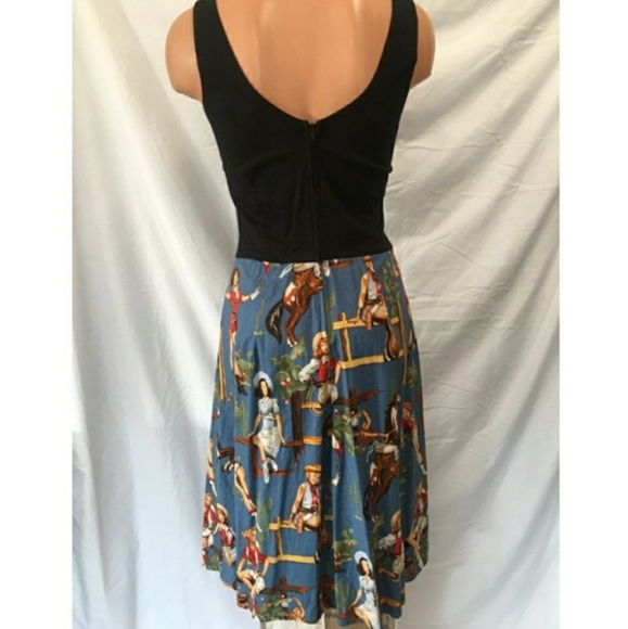 Rock Steady Pinup Cowgirl Dress 1X! NWT! - Picture 2 of 8
